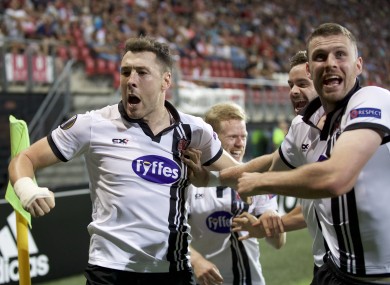 The LMFM lads almost celebrated as much as Kilduff.