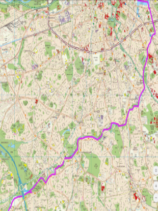 A section of the delayed Dodder Greenway, which was to run from Glenasmole Reservoir in the Dublin Mountains to Grand Canal Dock in Dublin's tech hub.