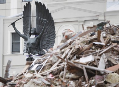 File photo of aftermath of Feb 2011 earthquake in Christchurch, New Zealand.