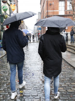 Time to resurrect those brollies.