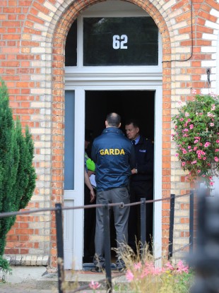 A photo from a crime scene discovered on Wednesday.