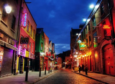The Temple Bar area