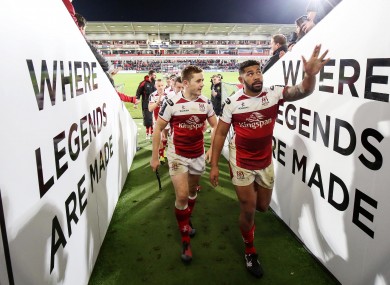 Jackson and Piutau: hoping to extend Ulster's Pro12 lead.