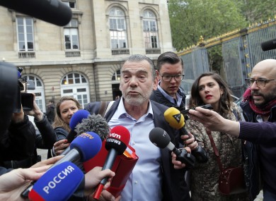 Frank Berton, lawyer of Paris attacks suspect Salah Abdeslam.