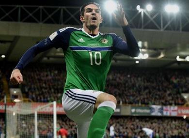 Kyle Lafferty celebrates - cropped