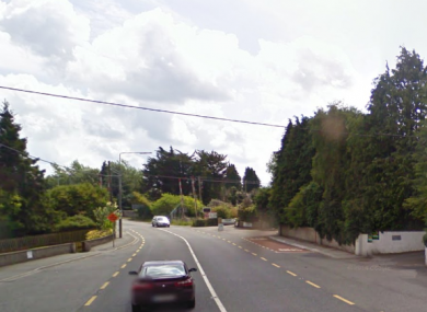 File image of the area near where the crash happened.