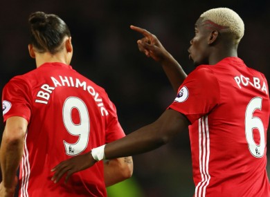 Paul Pogba has lauded teammate Zlatan Ibrahimovic