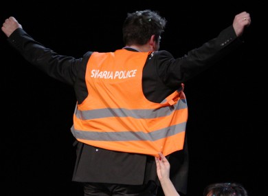 A German poetry show moked the 'Sharia Police' incident. (File photo)