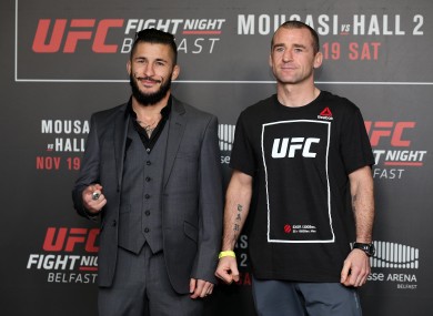 Seery (right) alongside McCall.