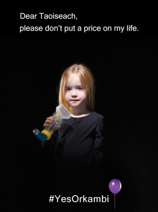An excerpt from a campaign calling for Orkambi to be funded.