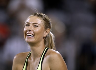 The United Nations had suspended Sharapova's role as goodwill ambassador in March after she failed a drug test.