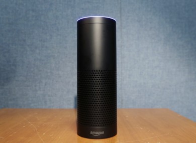 Amazon's echo device speaks back to users with a female voice known as 'Alexa'.