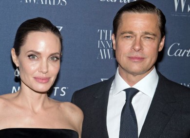 Angelina Jolie Pitt and Brad Pitt in November 2015