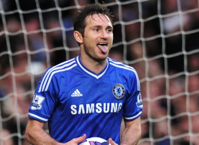 Frank Lampard won three Premier League titles at Stamford Bridge.