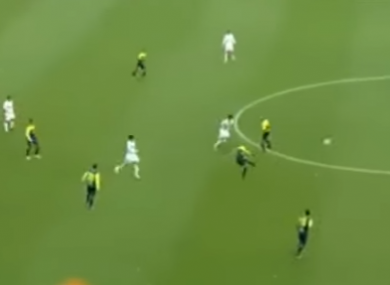 It looks impossible to score from here, but it's not.
