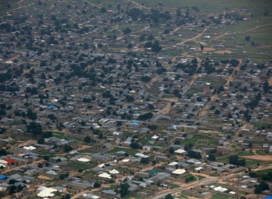 An aerial view of Maiduguri, Nigeria