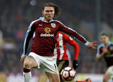 Burnley's Jeff Hendrick is expected to feature this weekend.