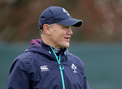 Ireland head coach Joe Schmidt.