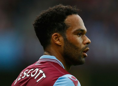Aston Villa's Joleon Lescott.
