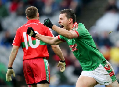 Karol Mannion in action in the 2013 All-Ireland club final.