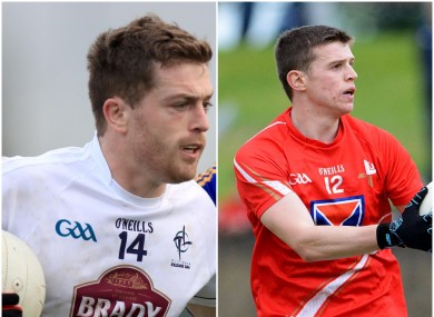 Key goals for their teams today for Kildare's Niall Kelly and Louth's ConalMcKeever