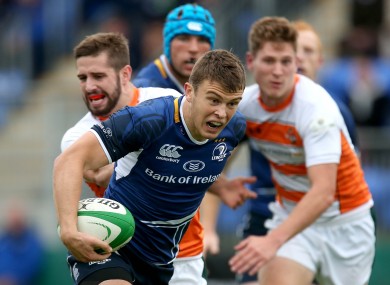 Tom Farrell in British & Irish Cup action for Leinster in 2013.