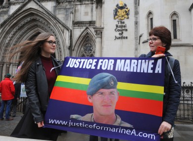 Convicted murderer Alexander Blackman received a great deal of support at a recent appeal against his sentence.