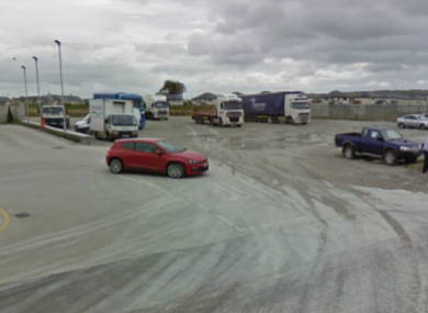 The man's body was found at a truck parking area at the Fermoy garage.