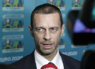 Uefa boss Aleksander Ceferin is looking for a more European teams at the 2026 World Cup.