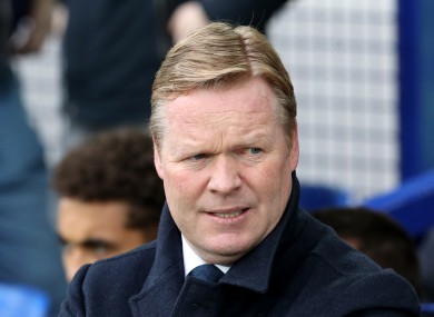 Ronald Koeman (file pic).