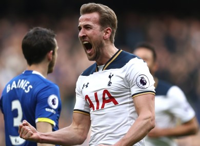 Kane is the top goalscorer in the Premier League this season.
