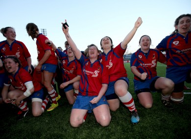 The UL Bohemians players celebrate (file photo).