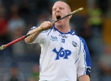 Waterford's John Mullane celebrates winning the Munster semi-final replay in 2009.