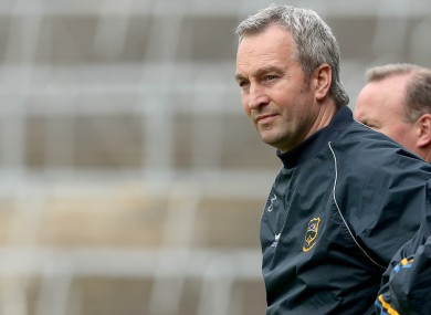 A disappointed Tipperary manager Michael Ryan.