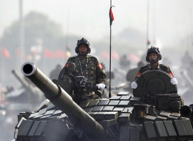 File photo of Myanmar troops