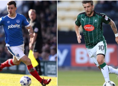 Enda Stevens (left) and Graham Carey are having impressive seasons in England's fourth tier.