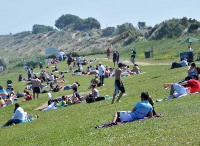 Portmarnock Beach in north Dublin.