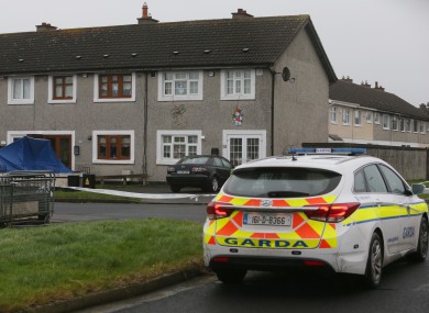 The scene of the murder of Noel 'Duck Egg' Kirwan