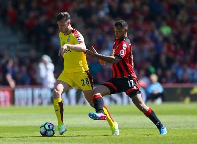 Long playing against Bournemouth last weekend.