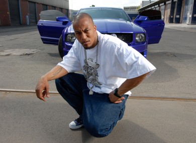 An archive picture, dated 20 June 2005, shows the former rapper Deso Dogg (real name: Denis Cuspert) posing in Berlin.