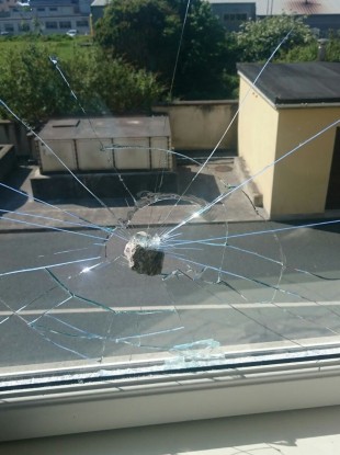 Damage done to the Gilbert Centre in Mallow.