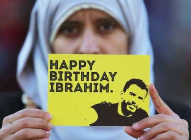 Ibrahim Halawa turned 21 last December. Pictured is his sister Somaia.