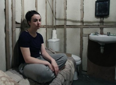 The character, Katy, was held prisoner for over a year.