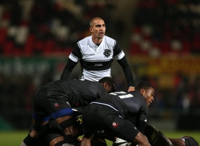 The Springbok played for the BaaBaas in Kingspan Stadium against Fiji last year.