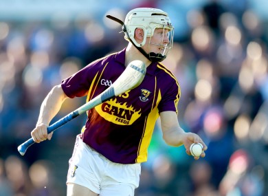 Cathal Dunbar bagged a hat-trick for the Wexford U21 hurlers.