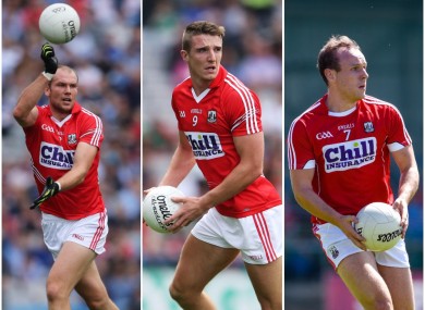 Alan O'Connor, Aidan Walsh and Brian O'Driscoll.
