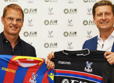 Frank de Boer is the new Palace manager.