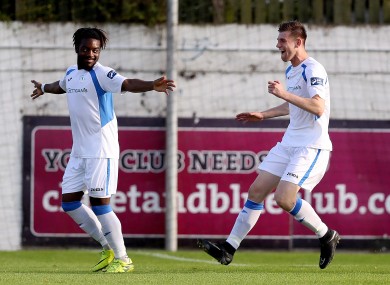 Eddie Dsane celebrates (file photo).