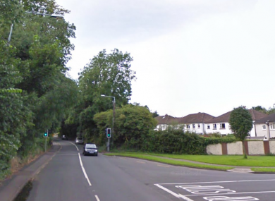 The stretch of road where the incident happened.