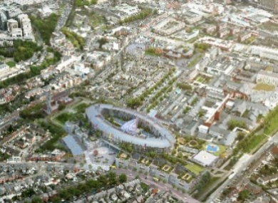 Plans for the new children's hospital at the St James's site.